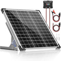 Voltset 50W Solar Panel Kit, 12V Solar Battery Trickle Charger Maintainer + 10A by Voltset
