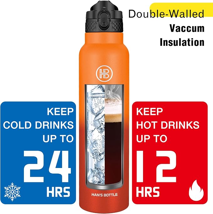 Han's Bottle Sports Water Bottle - 32 Oz - Image 6
