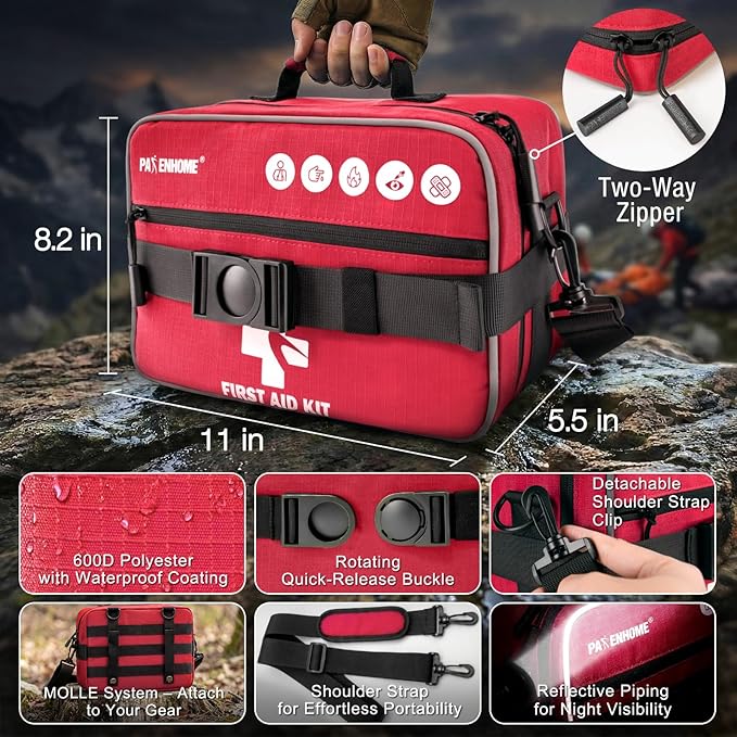 527 PCS Advanced First Aid Kit – 6-in-1 Modular Waterproof Well-Organized - Image 3