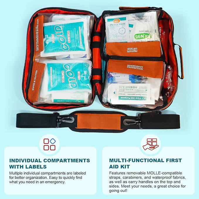 Professional 435 Pieces Large First Aid Kit - Image 4