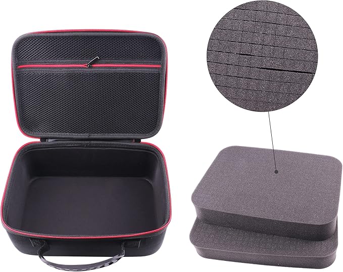 Hard Case with Customizable Foam Insert, 11 x8.26 x4.33 inch Hard Sided - Image 2