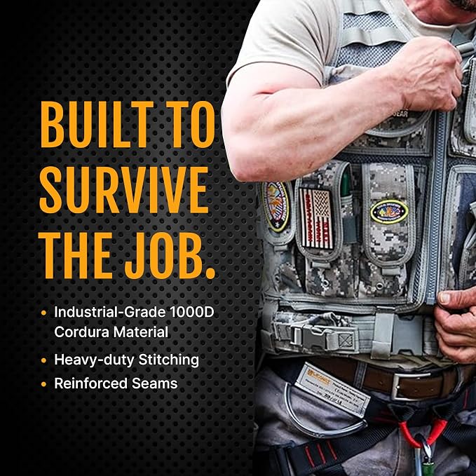 Spec Ops Tool Gear SF-18 Charlie 2.0 Tactical Tool Vest & Belt | Modular MOLLE - Image 8