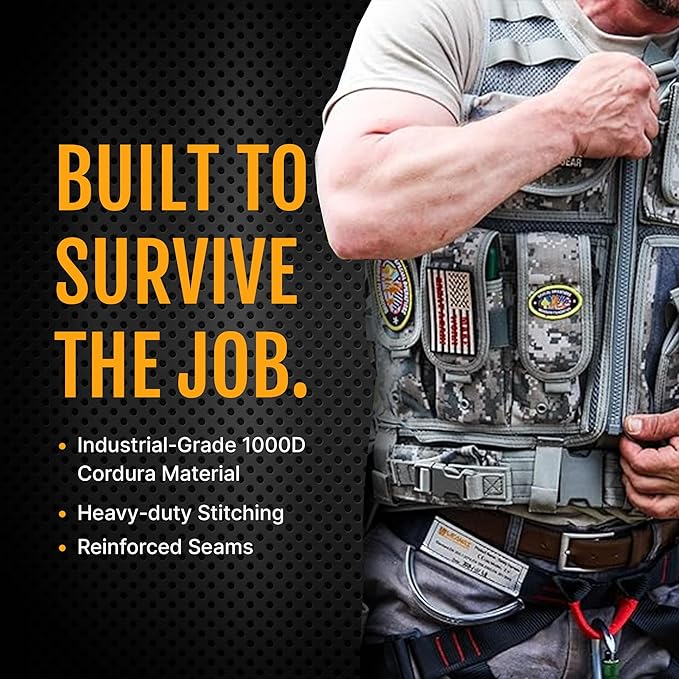 Spec Ops Tool Gear SF-18 Charlie 2.0 Tactical Tool Vest & Belt | Modular MOLLE - Image 7