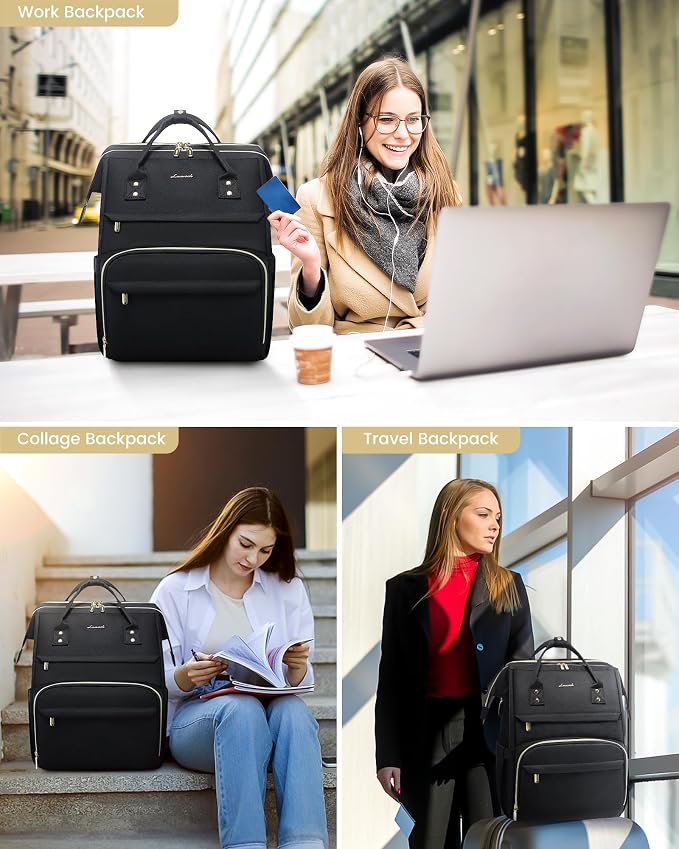LOVEVOOK 17.3 Inch Laptop Backpack, Large Travel Backpack - Image 8