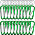 sprookber 2.28" Small Carabiner Clip Keychain, D Ring Caribeaner Clip, Key Clip by Sprookber