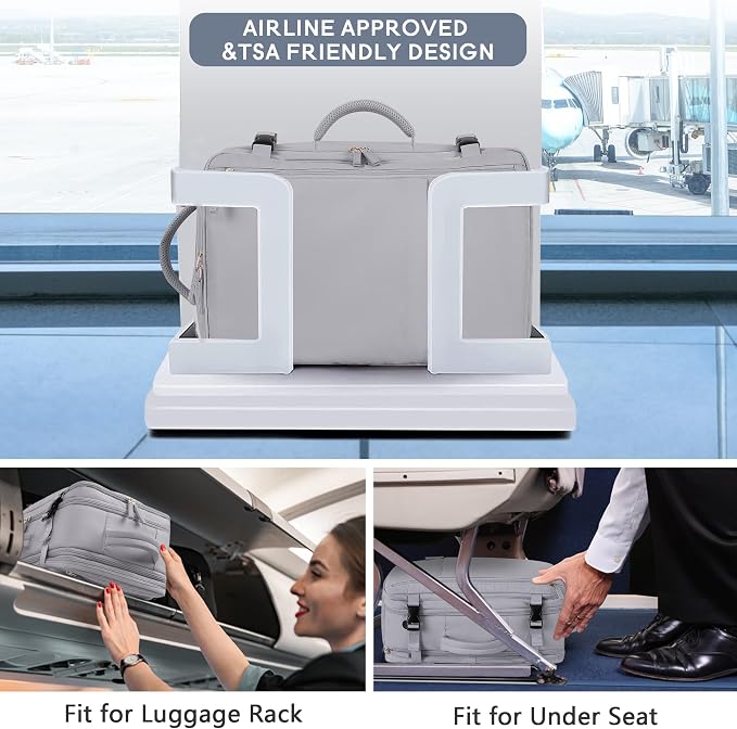 Beraliy Travel Backpack, Personal Item Bag Ailrline Approved, 17.3 Inch Laptop - Image 3