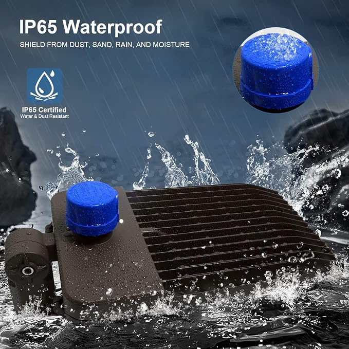 300W LED Parking Lot Light Outdoor 45000LM Bright Dusk to Dawn FloodLights - Image 5