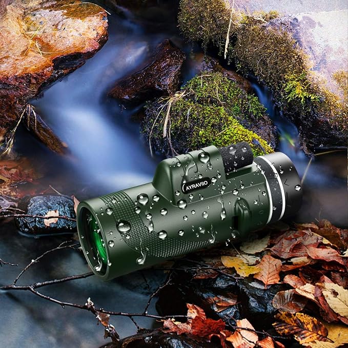 Birthday Gifts for Men Dad Him Husband Teen, 10x42 Compact Monocular Telescope - Image 7