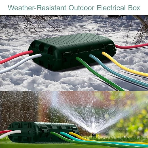 Outdoor Waterproof Electrical Box, 2 Pack Large Extension Cord Cover Protector - Image 3