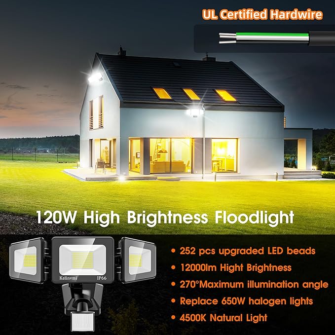 120W LED Flood Lights Outdoor - Image 2