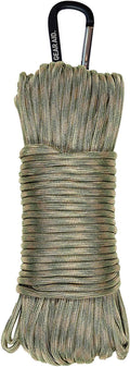 Gear AID 550 Paracord and Carabiner, 7 Strand Utility Cord by GEARAID