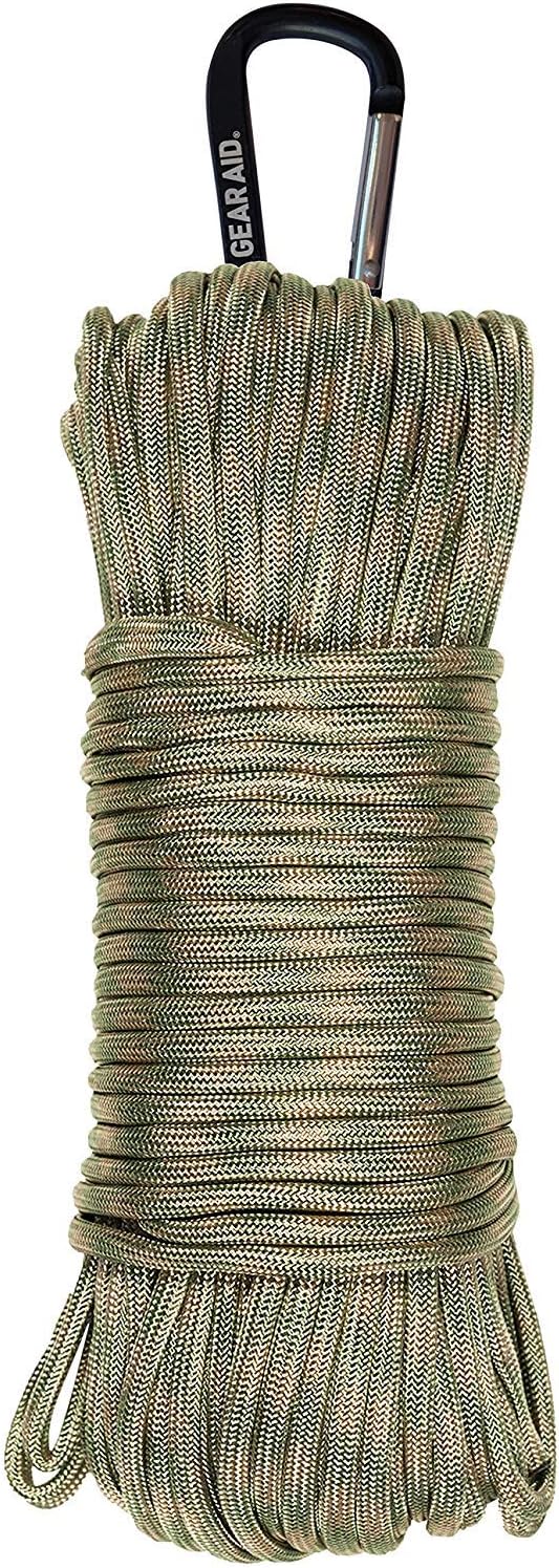 Gear AID 550 Paracord and Carabiner, 7 Strand Utility Cord by GEARAID