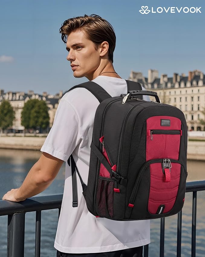 LOVEVOOK Travel Laptop Backpack Waterproof Anti Theft Backpack - Image 3