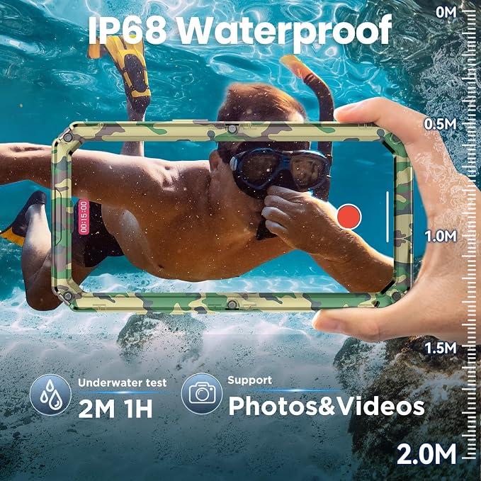 Mitywah Waterproof Case for iPhone Air, Military Grade Rugged Metal Case - Image 3