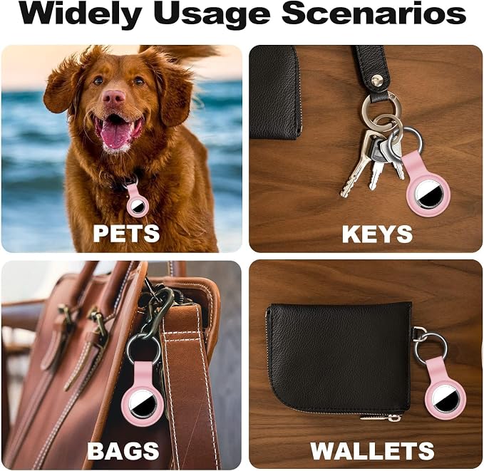 Linsaner Compatible with AirTag Case Keychain - Image 5