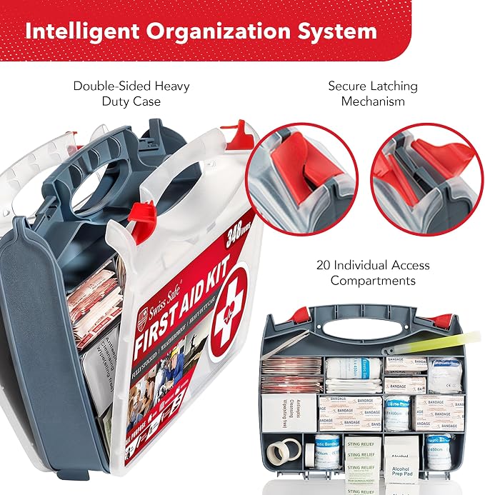 Swiss Safe 2-in-1 First Aid Kit - Image 5
