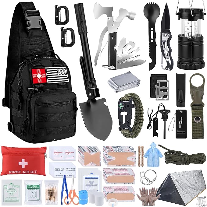 Survival Kit, Gifts for Christmas Men, First Aid Kit by Dlmd