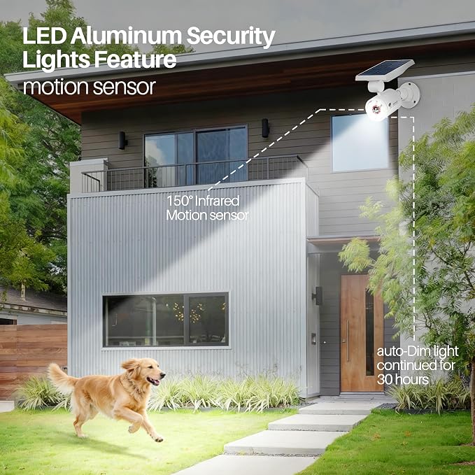 Aluminum Solar Motion Sensor Lights Outdoor - Image 7