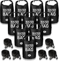 Jexine 10 Pack Dry Bag Waterproof, 5L Ultralight Dry Sacks Roll Top Storage Bag by Jexine