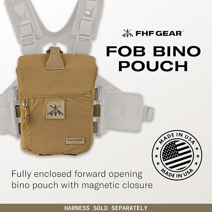 FHF Gear FOB Bino Pouch – Magnetic Binocular Case - Image 2