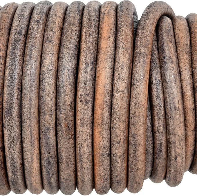 GENIQUE Real/Genuine Round Leather String Cord - Image 4