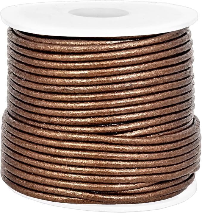 GENIQUE Real/Genuine Round Leather String Cord - Image 2