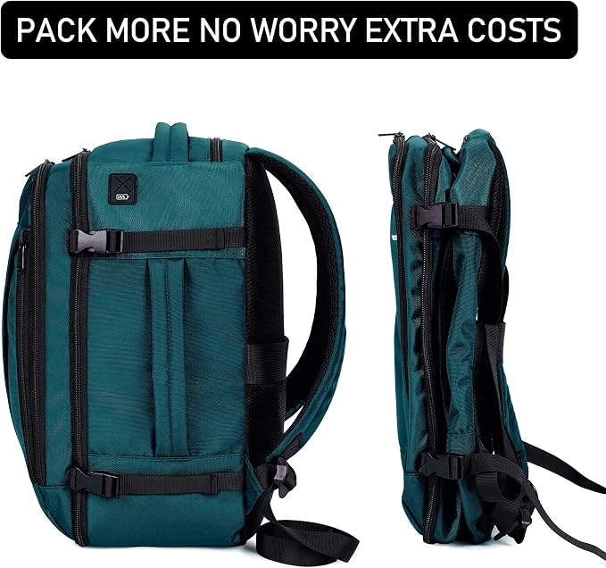 ECOHUB Travel Backpack 18x14x8 Spirit Airlines Personal Item Bag Carry On - Image 6