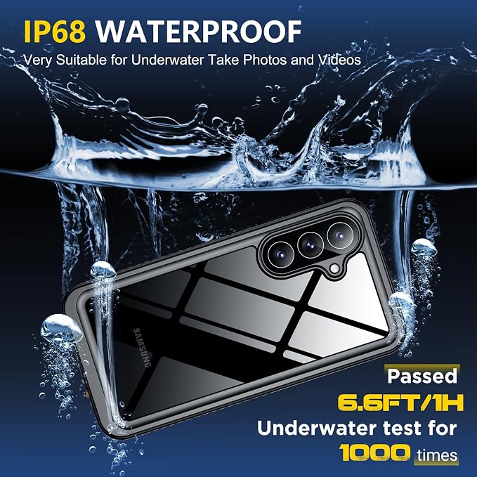 SPIDERCASE Designed for Samsung Galaxy S26 Case Waterproof, Built-in Screen & - Image 4