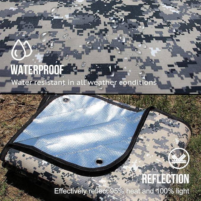 LYN Heavy Duty Emergency Blanket Survival Gear Waterproof Insulated Blanket - Image 5