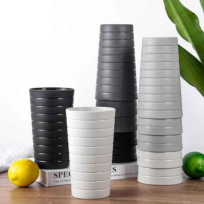 KX-WARE Mixed Drinkware 22-ounce Plastic Tumblers/Drinking Glasses/Party - Image 4