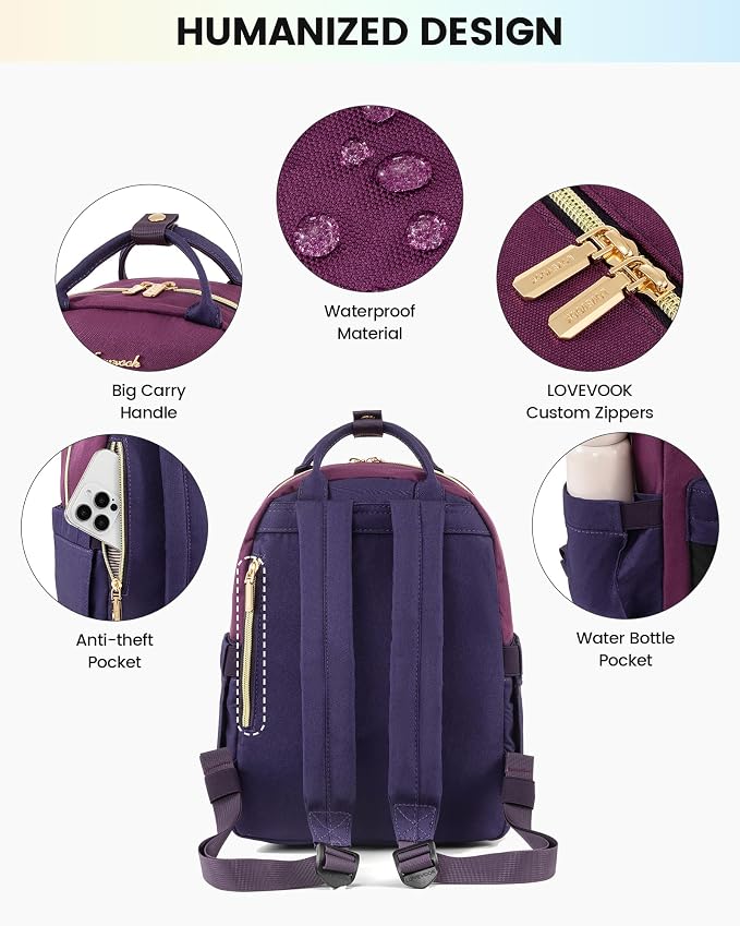 LOVEVOOK Mini Backpack Purse for Women Cute Small Backpack, Light Weight - Image 5