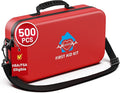 500 Pcs First Aid Kit for Travel/Camping/Businesses/Home/Car, Waterproof by KAUGIC