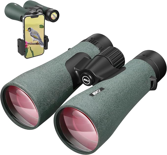 12x50 UHD Binoculars for Adults High Powered by IBQ