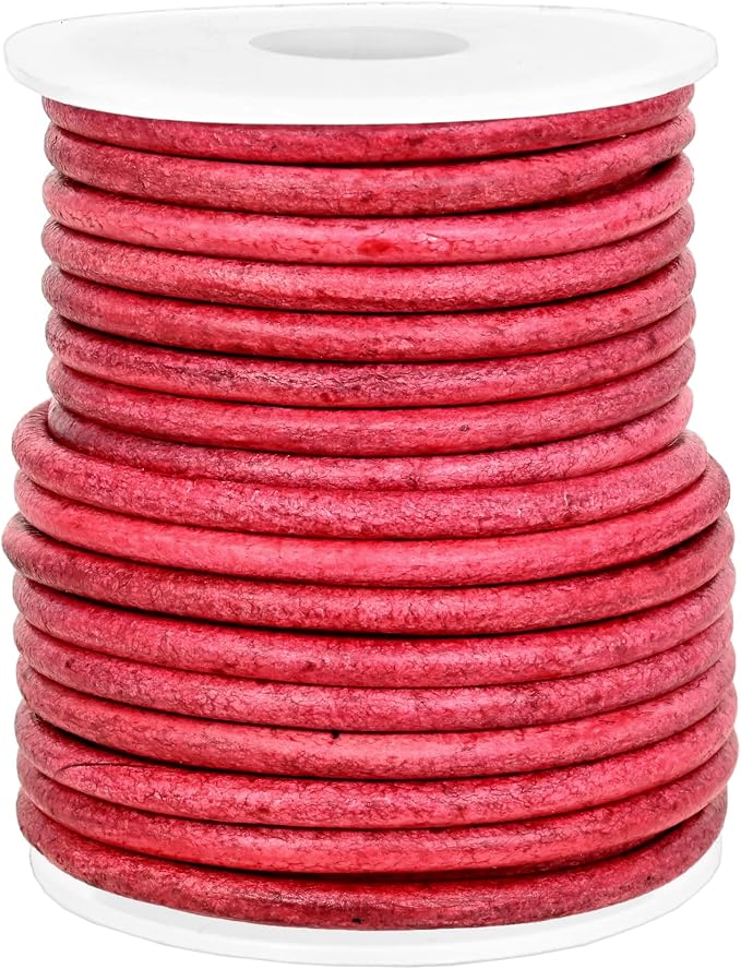 GENIQUE Real/Genuine Round Leather String Cord - Image 2