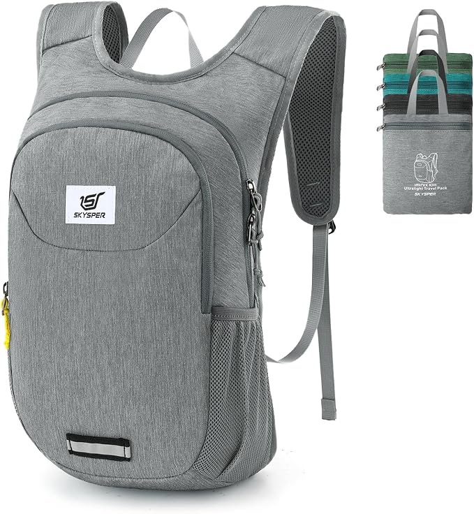 SKYSPER Small Hiking Backpack 10L Packable Lightweight Back Pack Foldable by SKYSPER