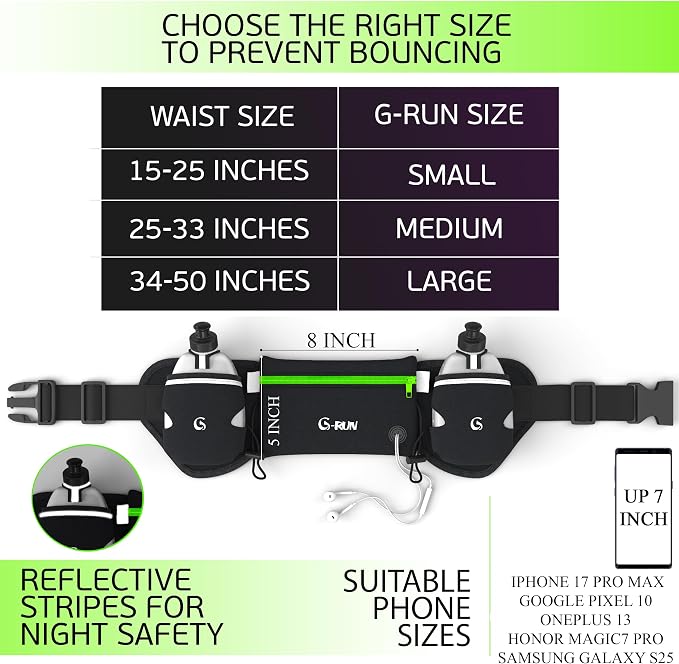 Q-RUN Hydration Running Belt - Image 3