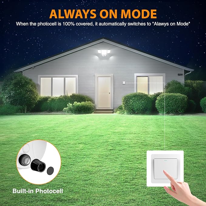 Abovizo 90W Dusk to Dawn Outdoor Light, 000LM 6500K LED Flood Lights Outdoor - Image 5