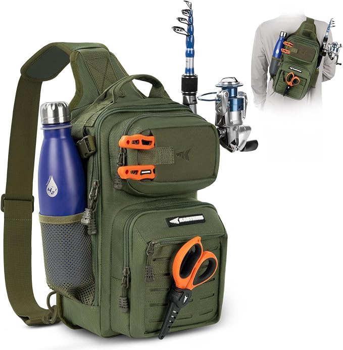 KastKing BlowBak Tactical Sling Tackle Bag-Lightweight Fishing Backpack Storge by KastKing