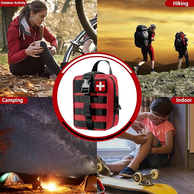 Universal IFAK Trauma First Aid Kit Molle Pouches Emergency Survival Kit - Image 6