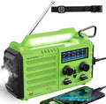 Emergency Radio with NOAA Weather Alert – Solar Hand Crank Portable AM/FM by ROCAM