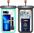 Lanhiem Large Waterproof Phone Pouch Universal IPX8 Waterproof Dry Bag by LanhiemHome