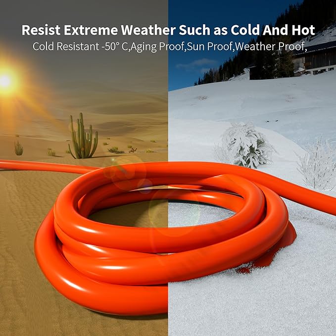 HUANCHAIN 150 ft Outdoor Extension Cord Waterproof 12/3 Gauge Heavy Duty - Image 3