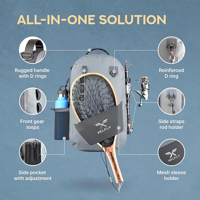 Xelfly - Waterproof Fishing Backpack - Image 3