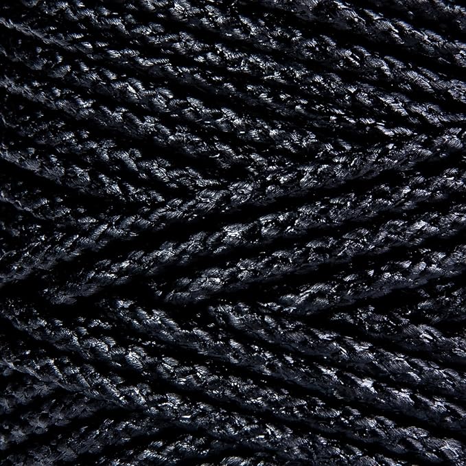HONGDA Braided Tarred Bank Line Twine, 236 Feet #36, 2.2mm - Image 2