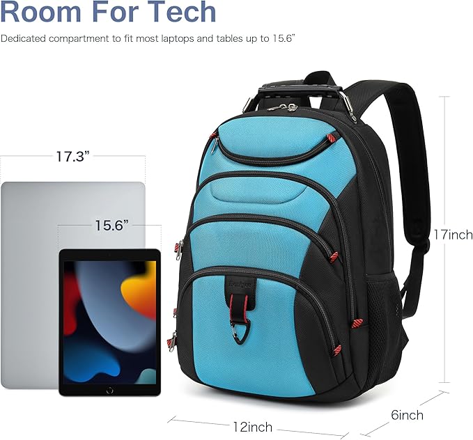 Boavan Laptop Backpack for men, 15.6 inch Laptop Bag - Image 5