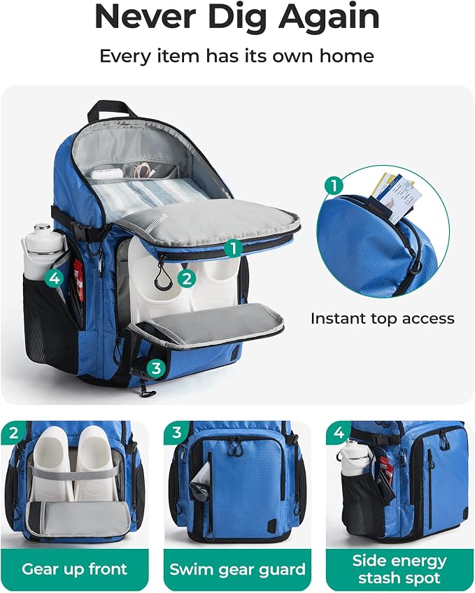 BAGSMART 2 Piece Swim Bag for Swimmers - Image 3