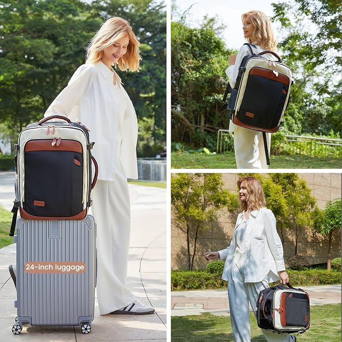 LOVEVOOK 50L Travel Backpack Carry On Airline Approved, Large Backpack - Image 2