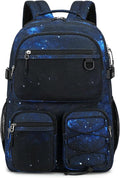 Lohol Multi-Pocket Backpack for Travel College, Heavy Duty Big Bookbag by Lohol