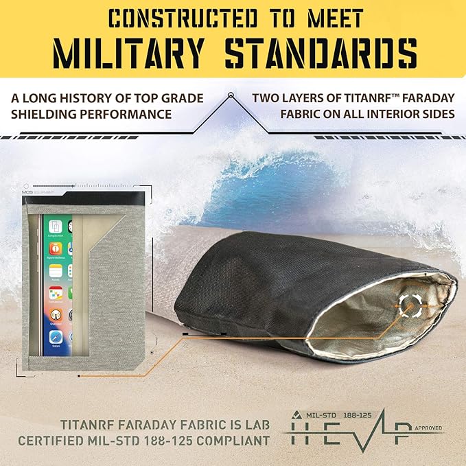 Mission Darkness Dry Shield Faraday Phone Sleeve // Slim Waterproof Dry Bag - Image 6