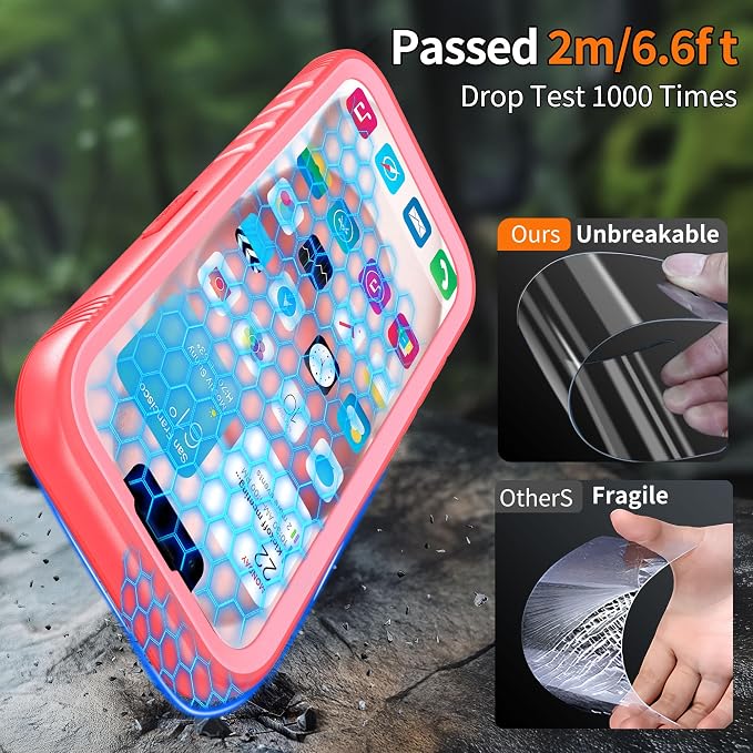Cozycase for iPhone 15 Plus Waterproof Shockproof Dustproof Case - Image 4